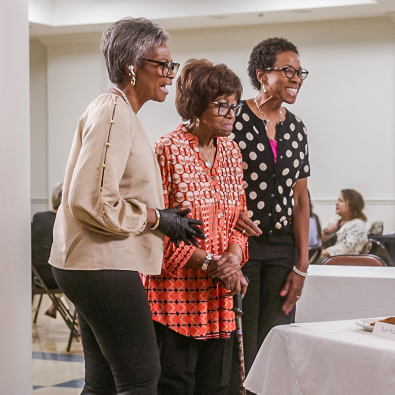 Older woman cooking in her kitchen